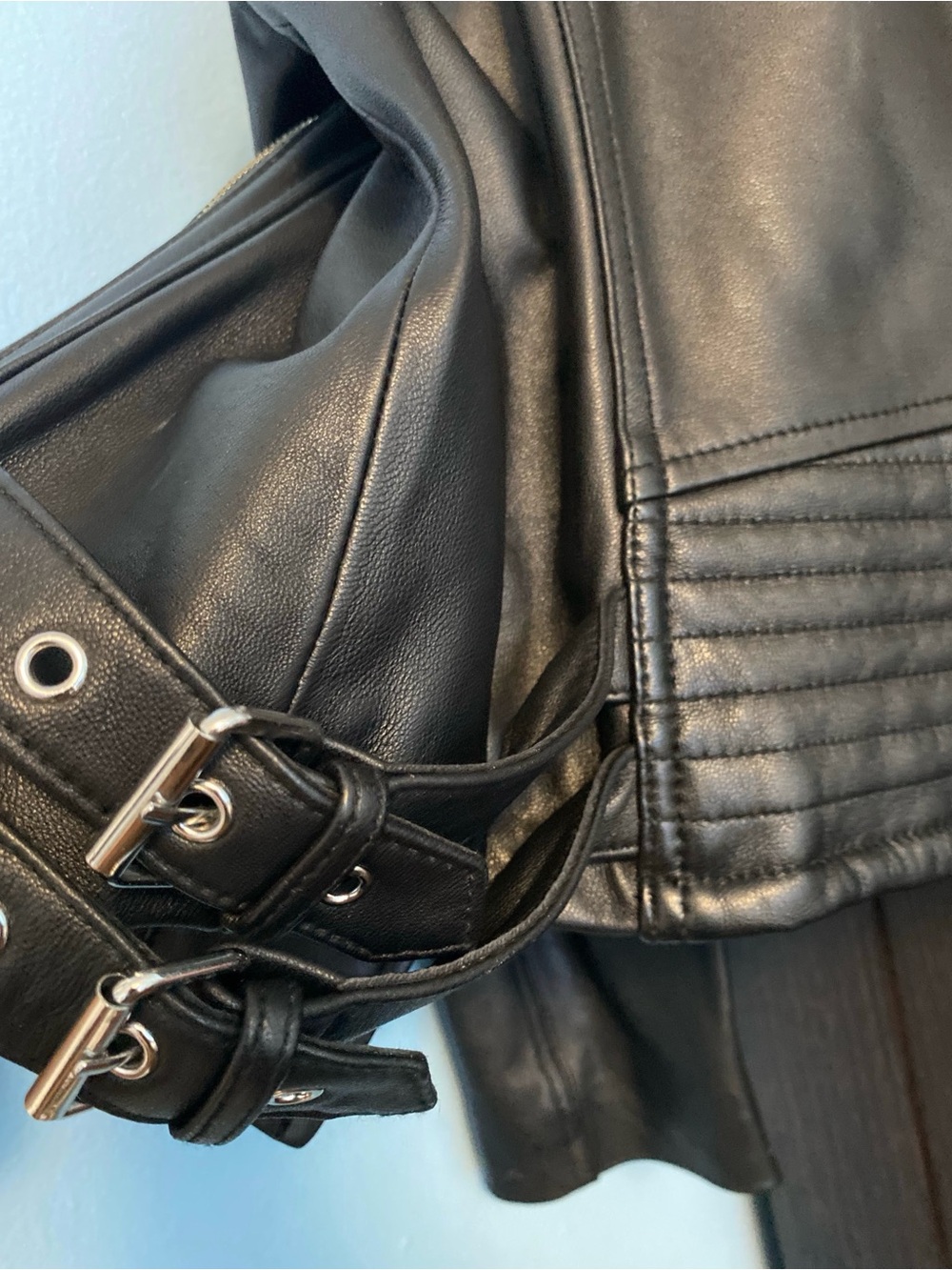 BCBGeneration Black Leather Moto Jacket - Picture 4 of 5